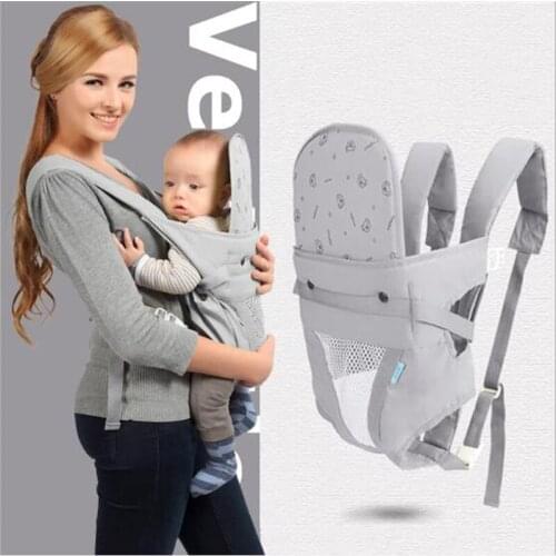3-30 Months Breathable Front Facing Baby Carrier Baby Kangaroo Safety Carrier Comfortable Sling Backpack Pouch Wrap