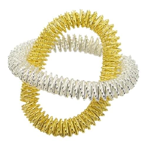 1pcs Health Care Pain Relaxation Stainless Steel Relax Pain Relief Wrist Joint Massager Hand Massage Ring Acupuncture Bracelet