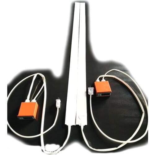 120V 110W 50*1400*1.5mm White Silicone Strip Heater for machine digital thermostat on wire 1500mm lead wire