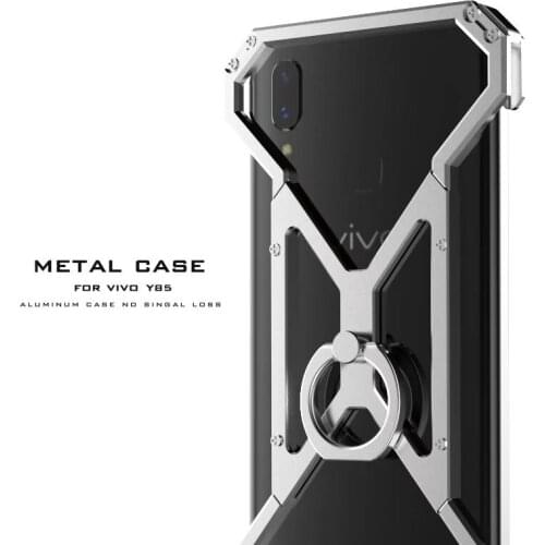 2018 Luxury Cool METAL Case For Vivo Y85 Metal Aluminum Alloy Shockproof Armor Cases Cover Anti-knock Fundas Coque