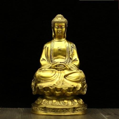 Amitabha, Shakya Muni, Buddha, copper ornaments, Buddha statue, buddism figurine, 19CM height , onsale