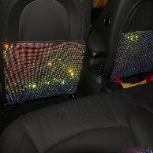 Automobile Accessories Backseat Child Kick Guard Protects Crystal Car Seat Back Protective Bling Rhinestone Scratch-Resistant