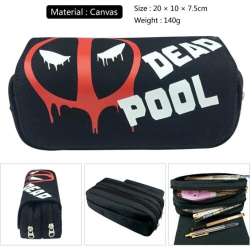 End Game Pencil Case Disney Surrounding Spider Hero Student Pencil Pouch Large Capacity Stationery Bag Stationery Back To School