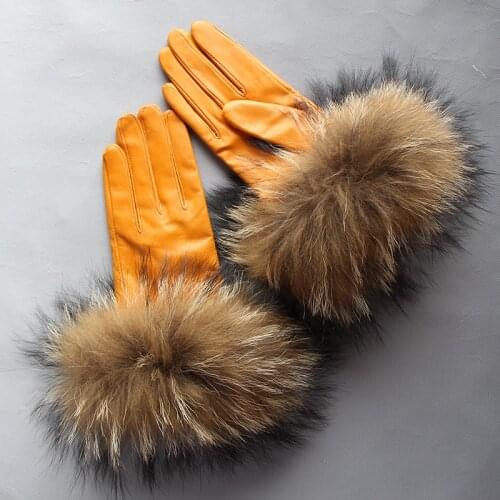 Cosyowns Women's Leather Gloves