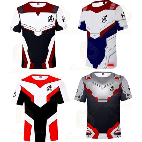 Quantum Realm 3D Tshirts War 4 Shirt T-shirt Men Short Sleeve Cosplay Costume Mens Tshirt End Game Harajuku Clothing