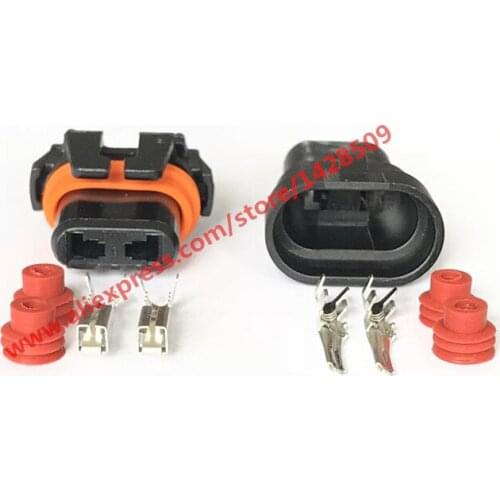 10 Sets DJ9006 9006 Headlight HID Wire Connector Female Square Light Lamp Plug For Car