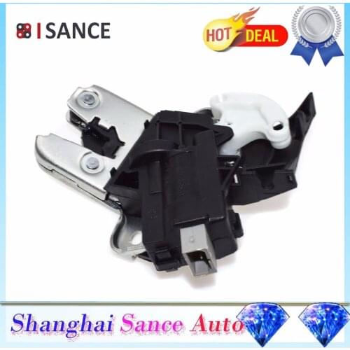 ISANCE Bootlid Rear Trunk Lid Lock Latch 4F5827505D, 4F5 827 505D For VW Eos Jetta Mk5 Passat CC B6 3C2 Audi A4 A5 A6 A8 RS4 RS5