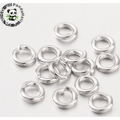 Sterling Silver Jump Rings Close but Unsoldered Round Rings Jewelry making Accessories 4mm 5mm 6mm 8mm