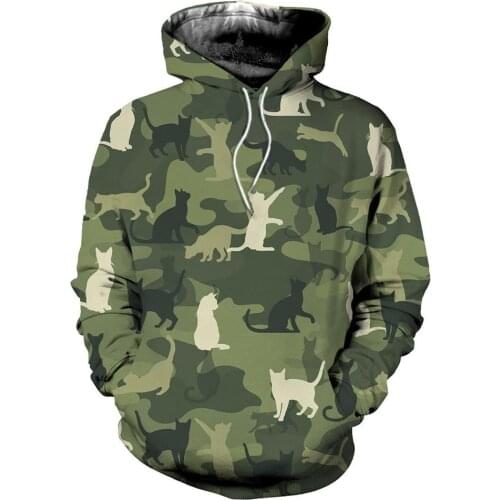 Colorful cute lovely ANIMALS cat ART 3D Hoodies Hoodie Men Women New Fashion Hooded Sweatshirt Long Sleeve casual Pullover-8