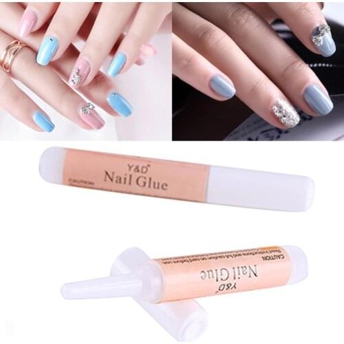 Nail Art Faluse Nail Tips Professional Glue Acrylic Beauty Can Be Used On Natural Nail Or False Nails Mini Easy Portability Glue