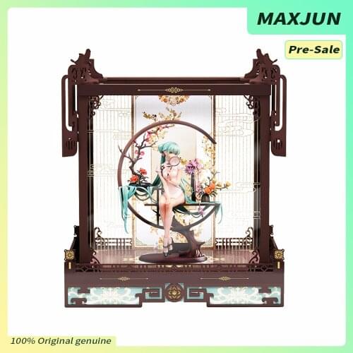 MAXJUN Genuine Pre-sale VOCALOID Anime Miku Figure Ancient Chinese Style Display box PVC Model Doll Toys miku figure Display box