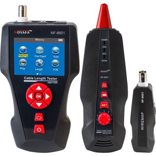 Multi-functional Network Line Tracker Noyafa NF-8601 Breakpoint Tester PING POE and Cross-talk Function