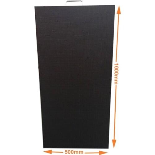 Outdoor SMD1921 Digital RGB 500*1000mm waterproof IP65 full color P3.91 P4.81 programmable LED-Module rental Display-Cabinet