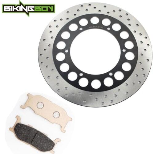 BIKINGBOY Front Brake Disc Disk Rotor Pads V-Star XVS 650 Custom 97-00 Classic 98-10 Silverado 03-10 09 08 XV 535 Virago 95-99