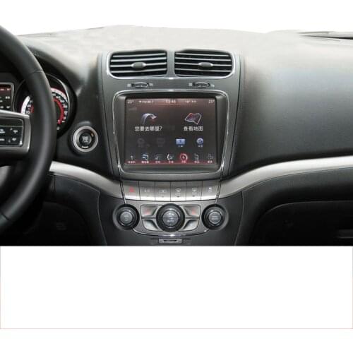 Lsrtw2017 Car Navigation Screen Tempered Film for Dodge Journey Ram 2013 2014 2015 2016 2017 2018 Interior Accessories Sticker