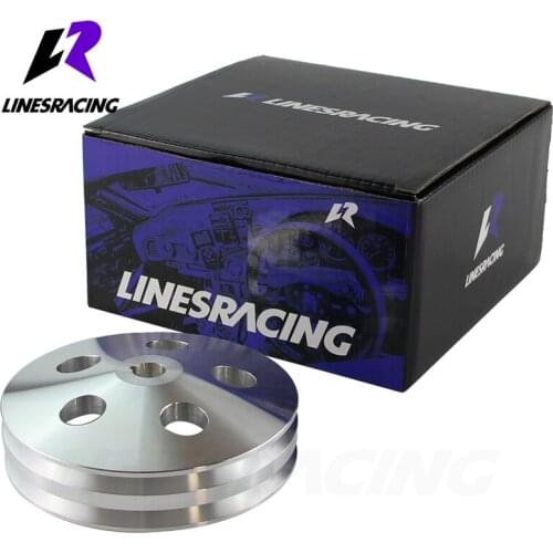 Fit for G M Aluminum 2 Groove Power Steering Pump Pulley Keyway fits Small Block Chevy 350 454