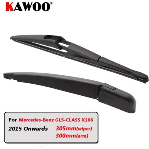 KAWOO Car Rear Wiper Blades Back Window Wipers Arm For Mercedes-Benz GLS-CLASS X166 Hatchback (2015-) 305mm Windscreen Blade