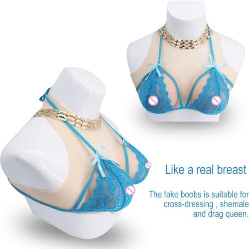 Silicone Breast Forms Realistic Fake Boobs Tits Enhancer Crossdresser Drag Queen Shemale Transgender Crossdressing B C D F Cup