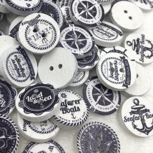 100pcs 15mm Snowflake Wood Buttons Sewing appliques Kids DIY Lots WB380