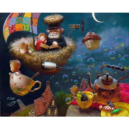 Modern Art Victor Nizovtsev Canvas Prints oil painting Kids Room Christmas Decorations Wall Picture best Christmas gift vk09