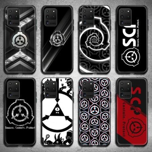 Scp Special Containment Phone Case For Samsung Galaxy S21 Plus Ultra S20 FE M11 S8 S9 plus S10 5G lite 2020