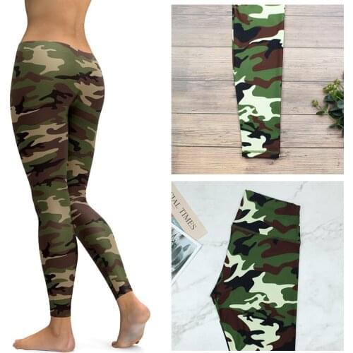 Gossina Army Camo Leggings Sport Women Booty Lifting Legging Pants Breathable Girls Leggings Gym Workout Sportswear 2021