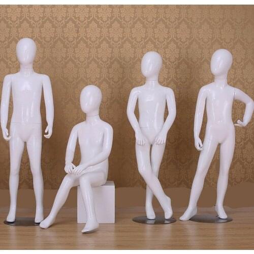 Factory Supply Cute Children Mannequin, Kids Mannequin, Teenager Mannequin Fiberglass Full Body Mannequin for Boys Girls