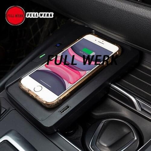 1pc Car Wireless Charger for 3 Series M3 2016-2018 F30 F31 F34 4 Series M4 2018-2020 F32 F33 F36 Phone Wireless Charging Pad Mat