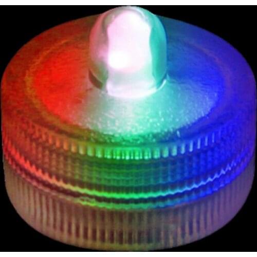 120pcs/Pack 3CM Mini LED Tea Light Candles Waterproof Submersible LED mini Party Lights for Wedding Party Events Decoration