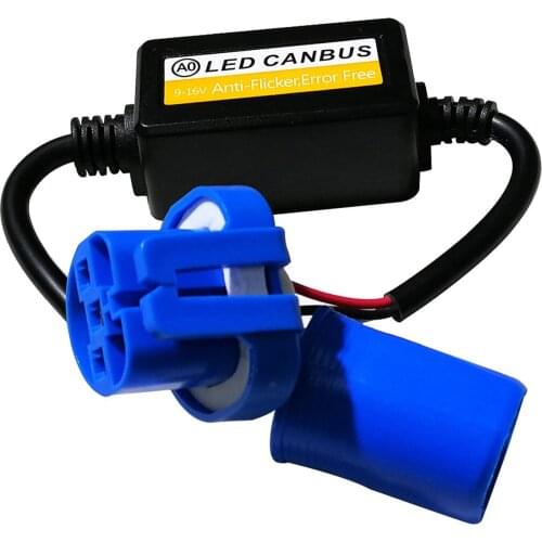 2Pcs 12DC-24W H4 H13 9007 LED Anti Flicker Harness Car Headlight Canbus Decoders