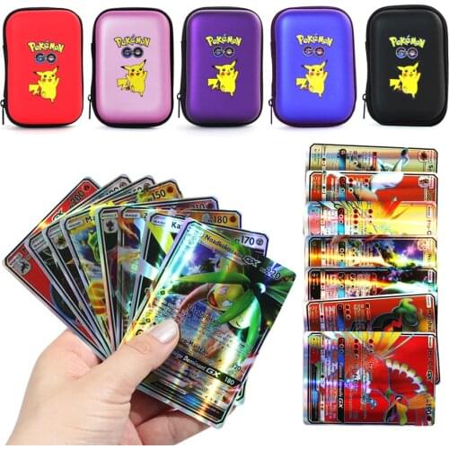 20-100 PCS French Version Language GX Pokemon Card Game Battle Carte Trading Cards Storage Bag Game Children Toy