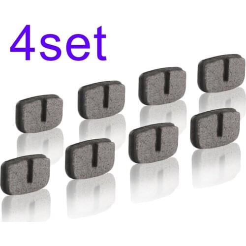 4 Pair 2-Stroke Motorcycle Disc Brake Pads For 43cc 47cc 49cc Mini Children Bike Electric Scooter Accessories
