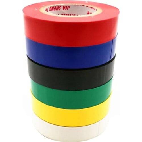 6Pcs/Set Electrical Tape 20m Electrical Insulation Flame Retardant Tape High Voltage PVC Film Tape Waterproof Moisture-Proof