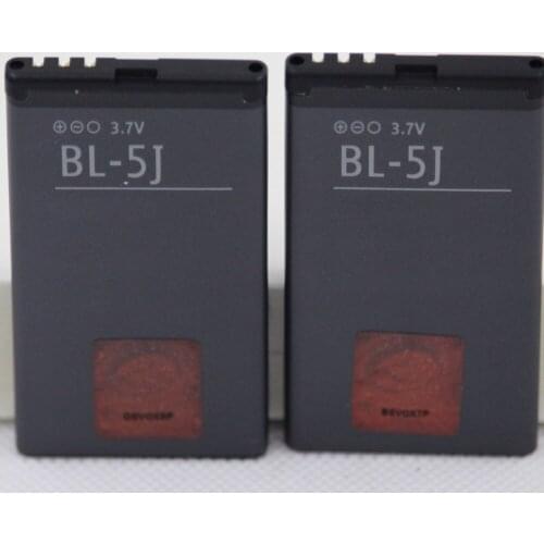 10pcs/lot 1320mAh BL-5J Battery For Nokia 5230 5233 5800 3020 Lumia 520 525 530 5900 Xpress Music C3 N900 X6 BL5J Battery