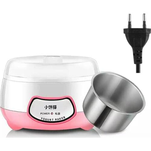1L Automatic Household Yogurt Machine Maker With Stainless Steel Inner 220V EU plug