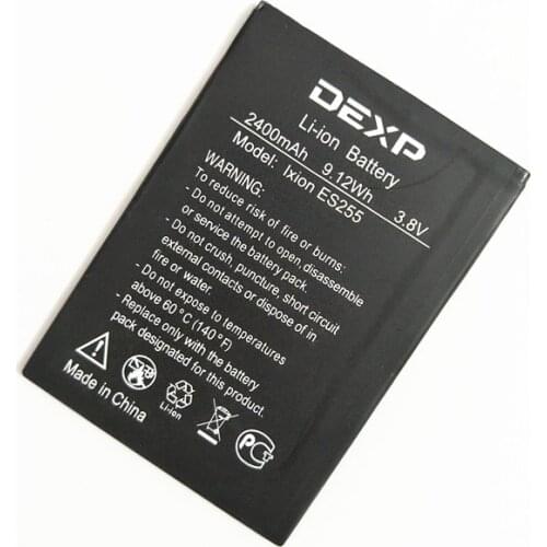 AZK NEW 3.8V 2400mAh Battery for DEXP Ixion ES255 Fire Phone battery Replacement High quality+Tracking number