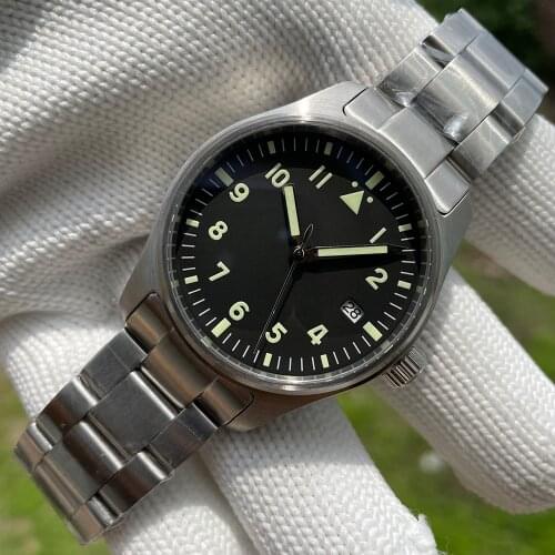 STEELDIVE NH35 Sapphire Crystal 316L Steel Diver Watch Automatic Self Wind Swiming Watch 200m Japan NH35A Flieger Watch Men