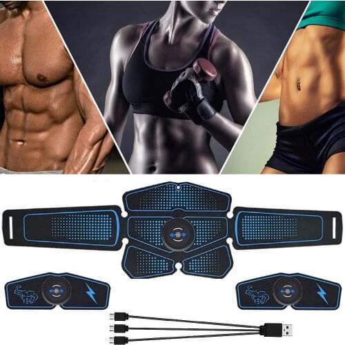 Electric Press Simulator Massager Abdominal Muscle Trainer Sports Exercise Fitness Equipment Training Apparatus Workout Gym Home