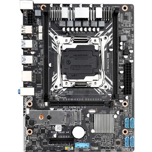DAIXU X99-GT motherboard X99 for LGA2011-3 E5 V3 V4 USB3.0 NVME M.2 SSD support DDR4 memory and Xeon E5 V3 processor