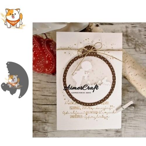 Lovely Girl Baby Metal Cutting Dies Stencils For DIY Scrapbooking Album Paper Card Decorative Craft Embossing Die Cuts New 2019