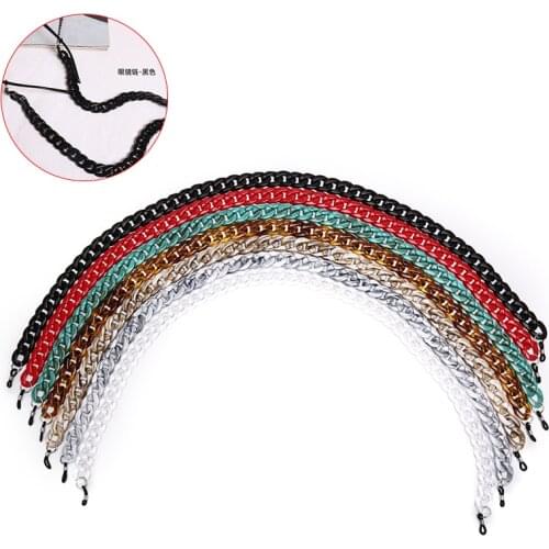 1pcs Fashion Acrylic Reading Glasses Hanging Neck Chain Sunglasses Chain Lanyard Glasses Chain Eyeglasses Strap Summer