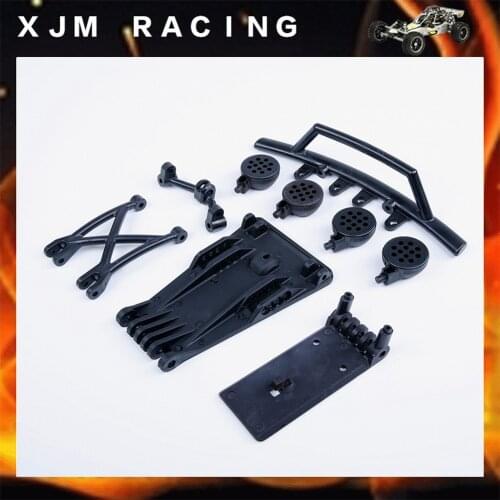 Plastic and High Strength Nylon Front Bumper Crash Kits for 1/5 Hpi Rofun Rovan Km Baja 5t Rc Car Parts