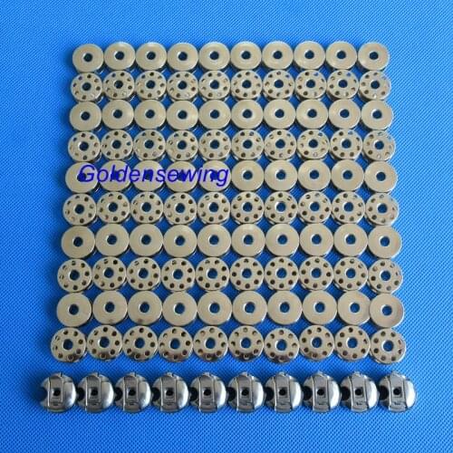 FIT JUKI TL98E/TL98Q 100 STEEL BOBBINS & 10 BOBBIN CASES