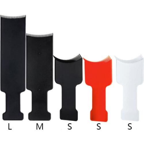 Hairdressing Hair Brush Dispensing Salon Hair Coloring Dyeing Applicator Pick Color Board Hair Styling Tool Comb Coloring Tint