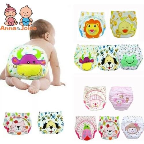 30Pcs Waterproof Baby Training Pant Underwear Cotton Learning/study Infant Pants Diapers