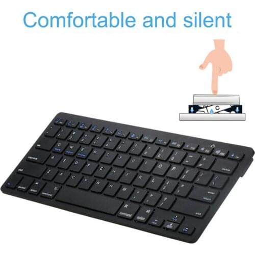 High Quality Ultra-Slim Bluetooth-compatible Keyboard Wireless Keyboard Mute Keycap Tablets And Smartphones For IOS Android HOT