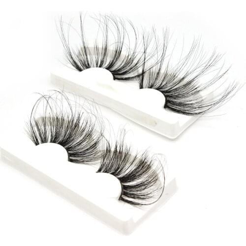 1 Pair 70mm Eyelashes Mink Lashes Fluffy Wispy Volume Natural Long Cross False Eyelashes Eye Lashes Eyelash Extension Makeup