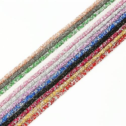 1 Yard 7mm Rhinestone Tube Cord Rope Resin Rhinestone Chain Sew on Trims Wedding Dress Costume Applique