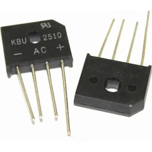 5PCS KBU2510 KBU-2510 25A 1000V Diode Bridge Rectifier ZIP