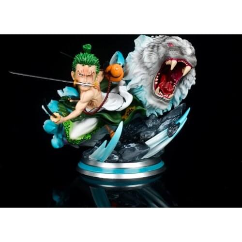 Anime One Piece Kimono Roronoa Zoro Urutoragari Battle Ver. GK PVC Action Figure Statue Collectible Model Kids Toys Doll Gifts